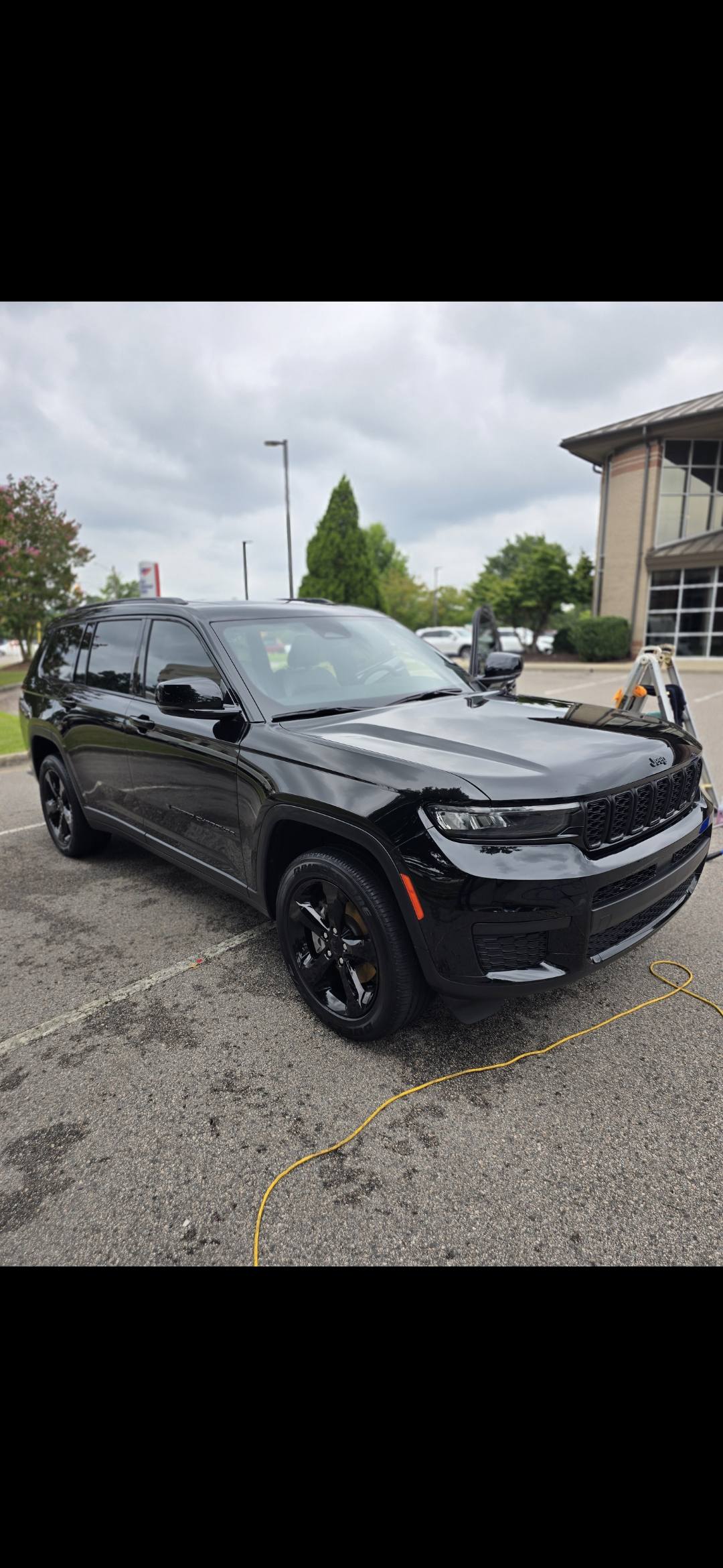 Clean shiny car after detailing