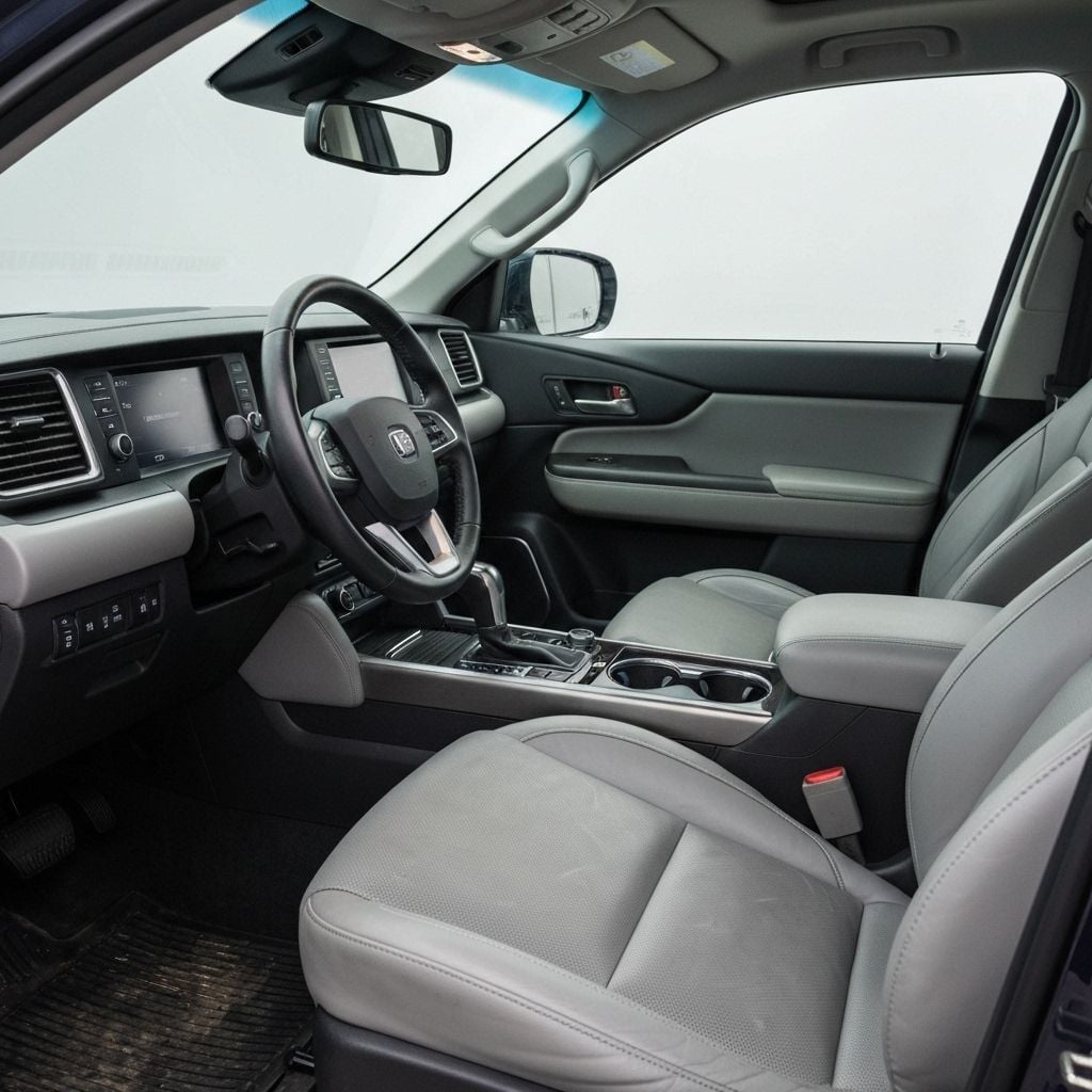 Clean SUV interior after detailing